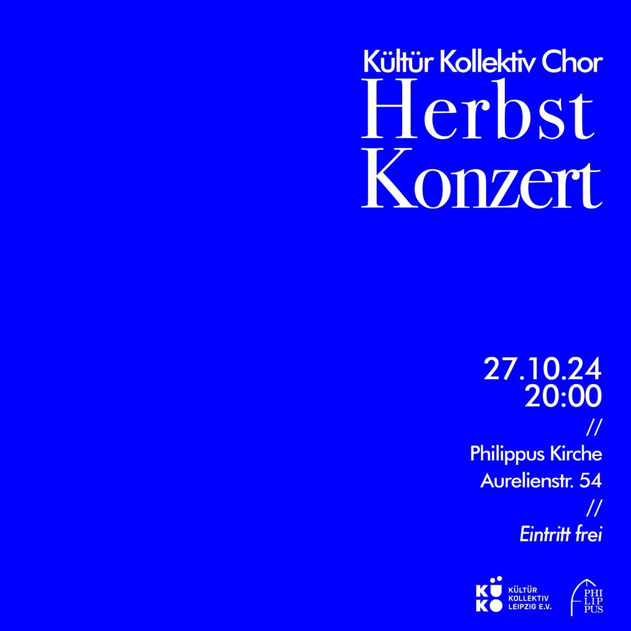Kültür Kollektiv Chor Herbstkonzert